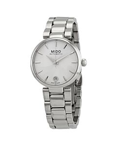 Womens-Stainless-Steel-Silver-Dial-Watch