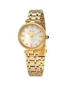 Women's Diamond Collection Stainless Steel White Dial Watch