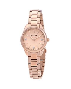 Women's Sutton Stainless Steel Rose Dial Watch