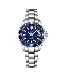 Women's Symphony Stainless Steel Blue Dial Watch