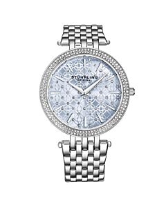 Womens-Symphony-Stainless-Steel-Blue-Dial-Watch