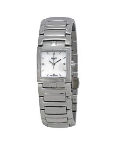 Women's T Evocation Stainless Steel Mother of Pearl Dial
