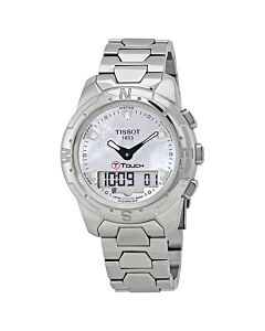 Women's T-Touch II Chronograph Titanium Mother of Pearl Dial Watch