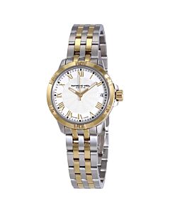 Women's Tango Stainless Steel White Dial Watch