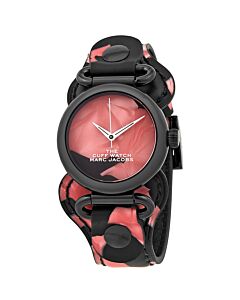 Women's The Cuff Leather (Cuff) Pink Dial Watch