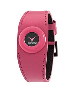 Women's The Donut Leather Black Dial Watch