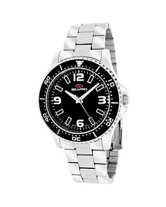 Women's Tideway Stainless Steel Black Dial Watch