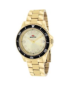Women's Tideway Stainless Steel Gold-tone Dial Watch