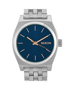Women's Time Teller Stainless Steel Blue Dial Watch