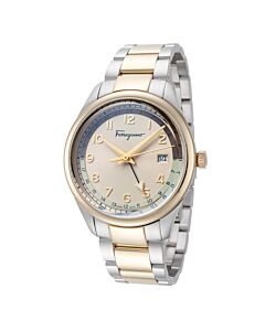 Women's Timeless Stainless Steel Champagne Dial Watch