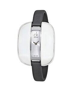 Women's Treasure Satin (Leather Backed) Silver Dial