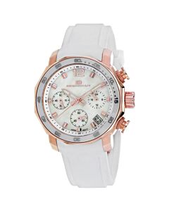 Women's Tune Chronograph Rubber Mother of Pearl Dial Watch