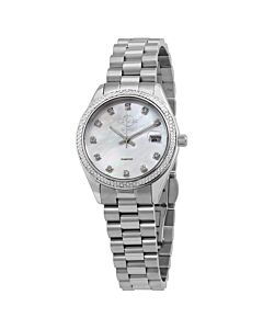Women's Turin Stainless Steel Mother of Pearl Dial Watch