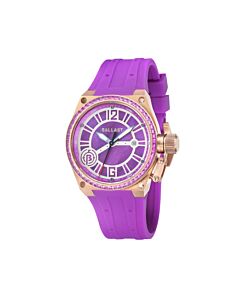 Women's Valiant Silicone Purple Mother of Pearl Dial Watch