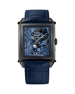 Women's Vintage 1945 Earth To Sky Edition Alligator/Crocodile Leather Transparent Blue Dial Watch