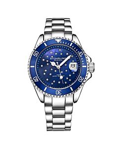 Women's Vogue Stainless Steel Blue Dial Watch