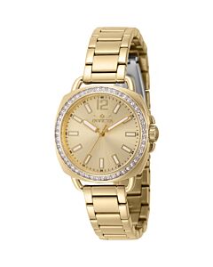 Women's Wildflower Stainless Steel Gold-tone Dial Watch