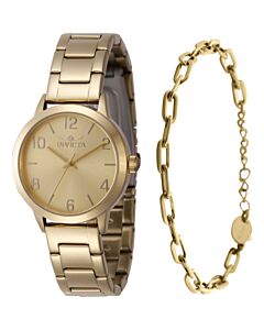 Women's Wildflower Stainless Steel Gold-tone Dial Watch