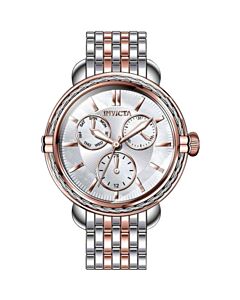 Women's Wildflower Stainless Steel White Dial Watch