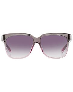 Yohji Yamamoto Grey Pink Transparent Sunglasses