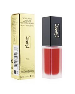 Yves Saint Laurent Ladies Tatouage Couture Velvet Cream Liquid Lipstick Cream 208 Makeup 3614272942677