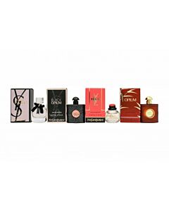 Yves Saint Laurent Ladies Travel Selection 4 Piece Miniature Gift Set