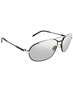 Saint Laurent 61 mm Matte Black;Light Gold Sunglasses