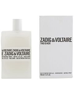 Zadig and Voltaire Ladies This is Her! EDP Spray 3.4 oz (100 ml)