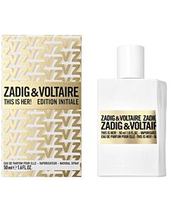 Zadig & Voltaire Ladies This Is Her! Edition Initiale EDP Spray 1.7 oz Fragrances 3423222048563