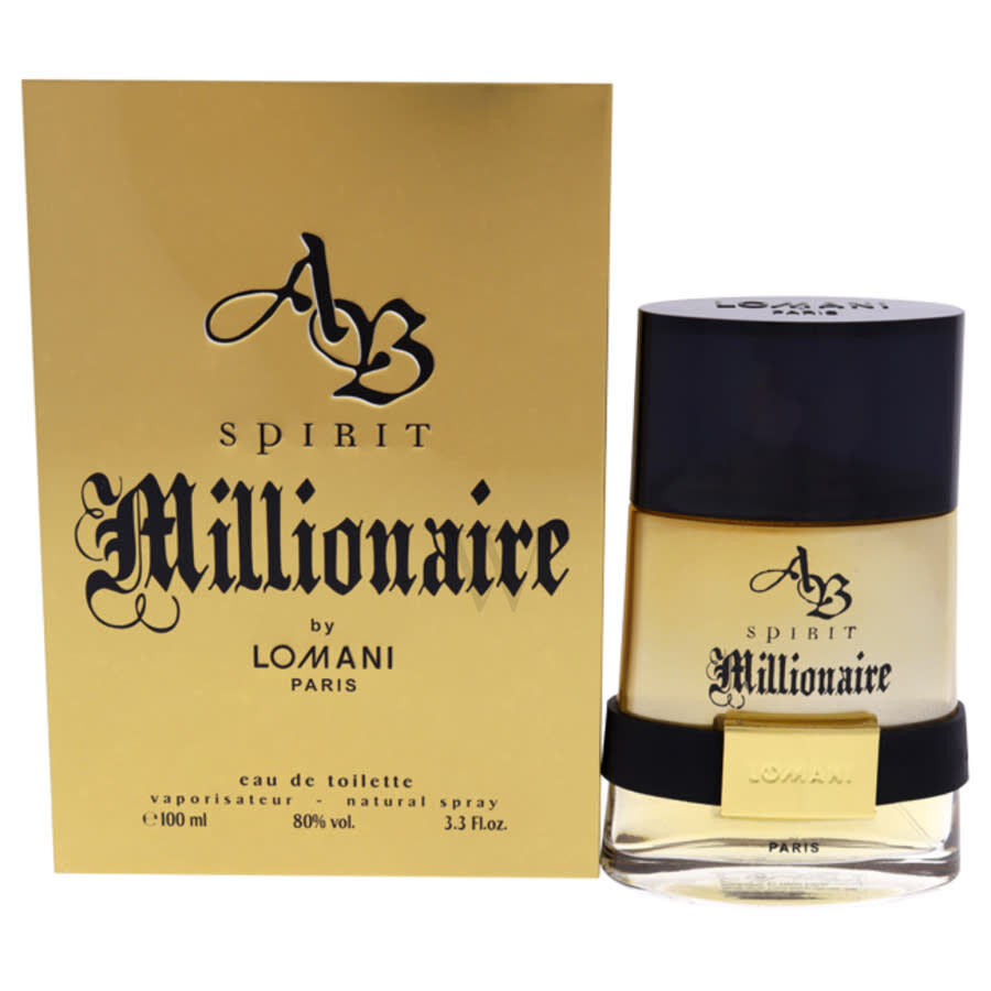 AB Spirit Millionaire by  for Men Eau De Toilette Spray for Men, 3.3 oz