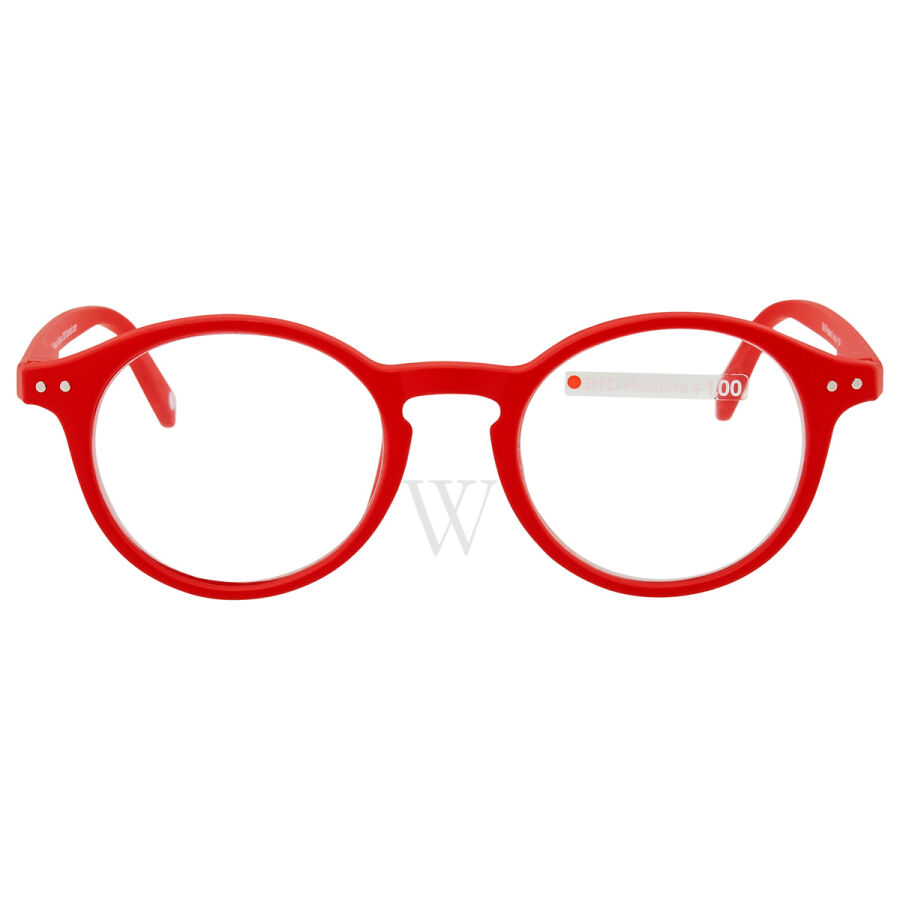 Loop 47 mm Matte Red Reading Glasses