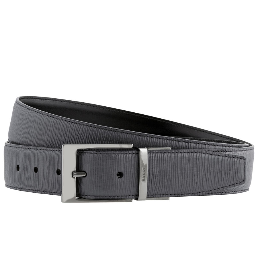 Men's Seret Grey Belt, Brand Size 110 CM
