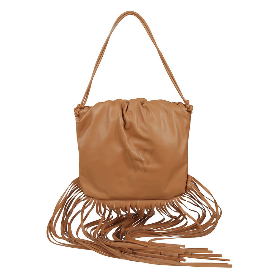 The Fringe Pouch Brown Shoulder Bag