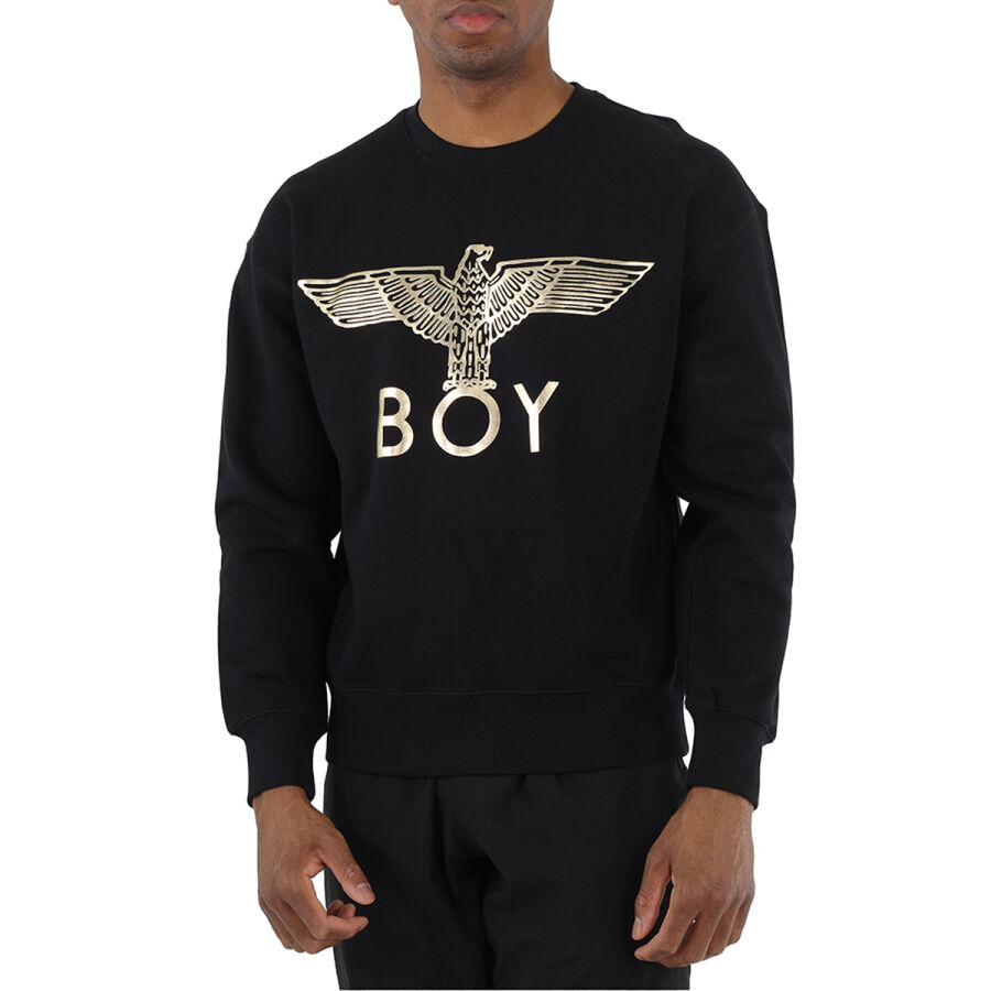 Men's Black / Gold Boy Eagle Sweatshirt