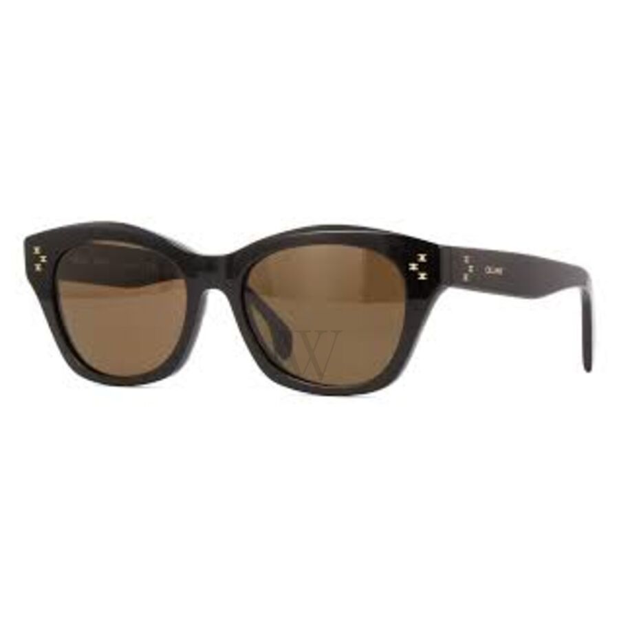 55 mm Shiny Black Sunglasses