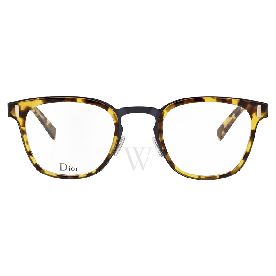 Black Tie 48 mm Yellow Red Havana Eyeglass Frames