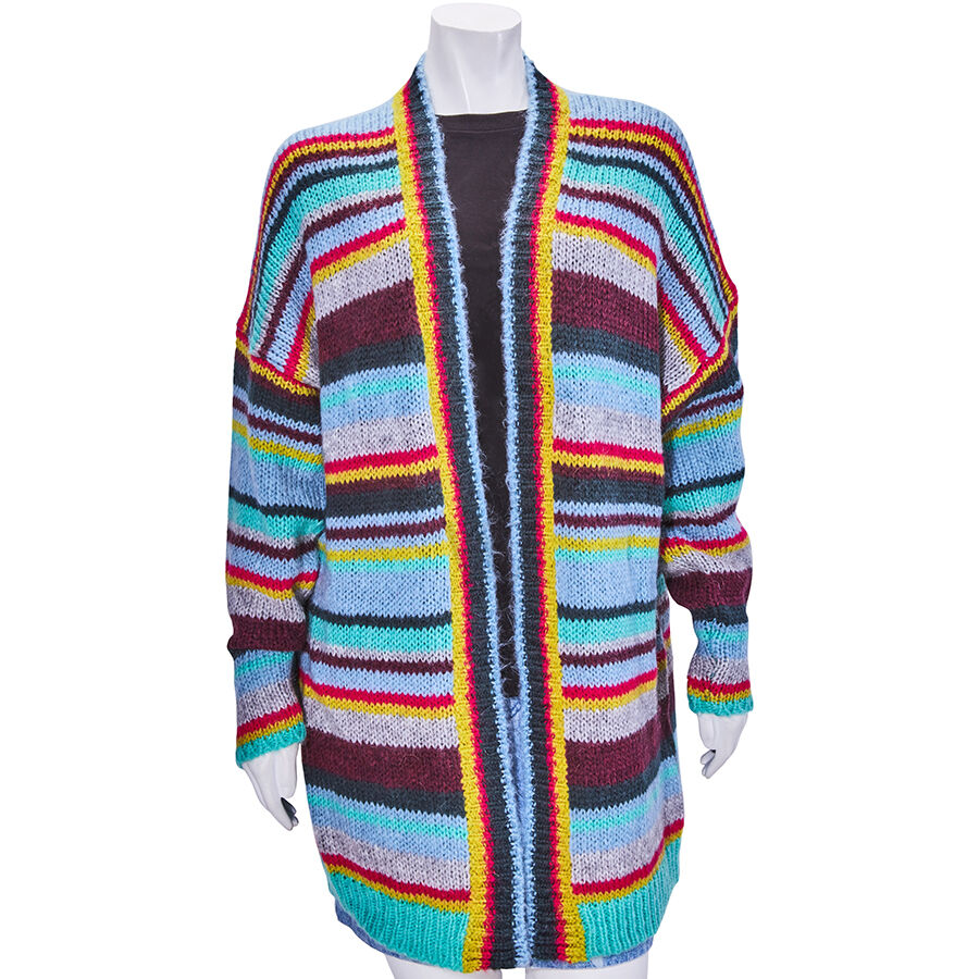 Ladies Sweaters Multicolor Ralala Muliticolour Crdgn, Brand Size 38