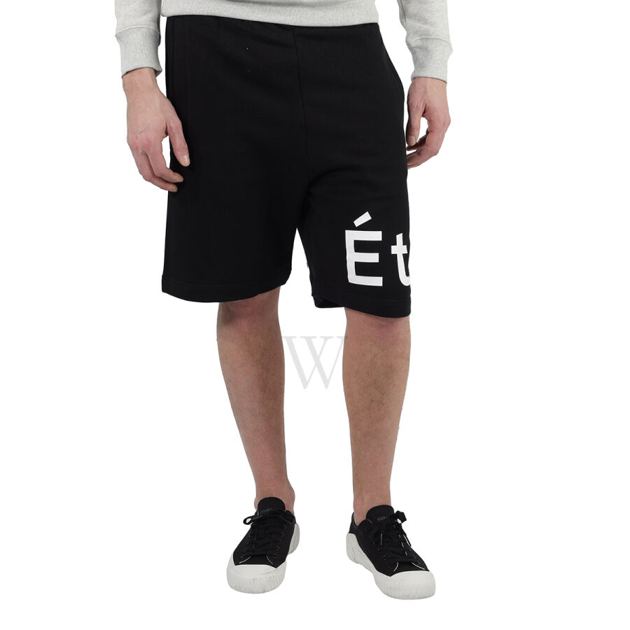 Men's Tempera Logo Shorts in Black