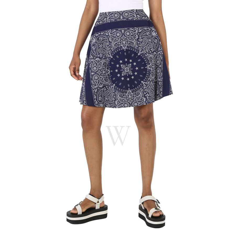 Paisley Knee Length Skirt