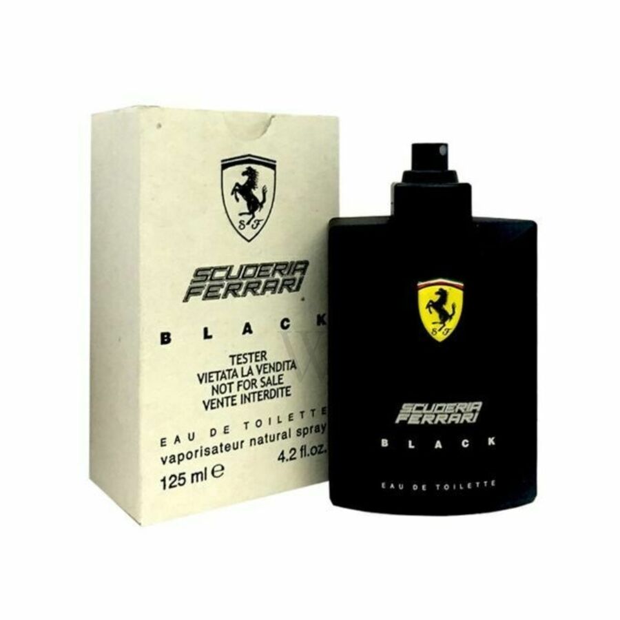 Men's Scuderia  Black EDT Spray 4.2 oz (Tester) Fragrances 8002135112032