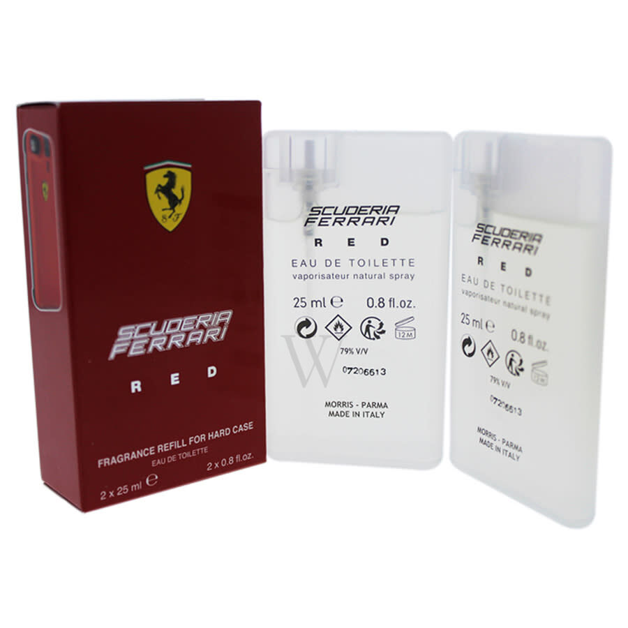 Red Fragrance Refill For Hard Case by  for Men - 2 x 0.8 oz EDT Spray (Refill)