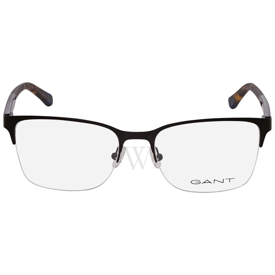 55 mm Matte Black Eyeglass Frames