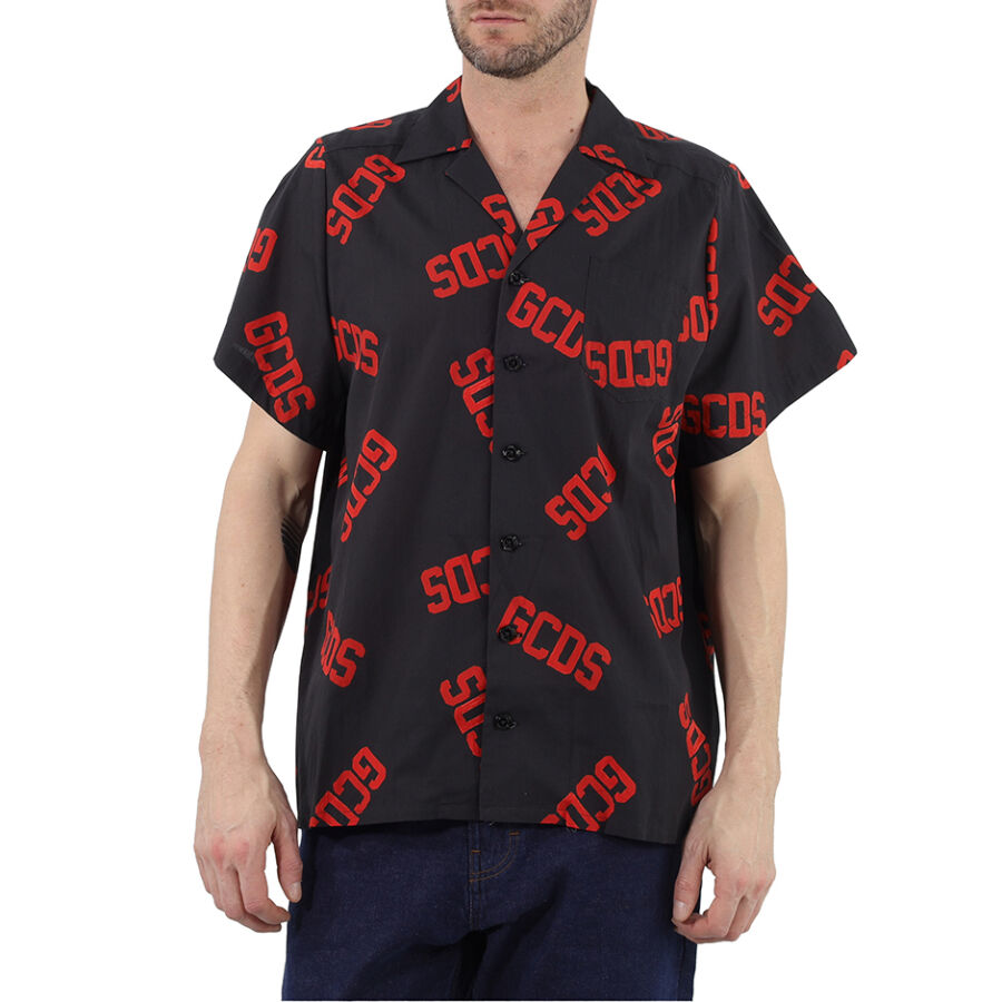 Men's Monogram Shirt Cotton Shirt