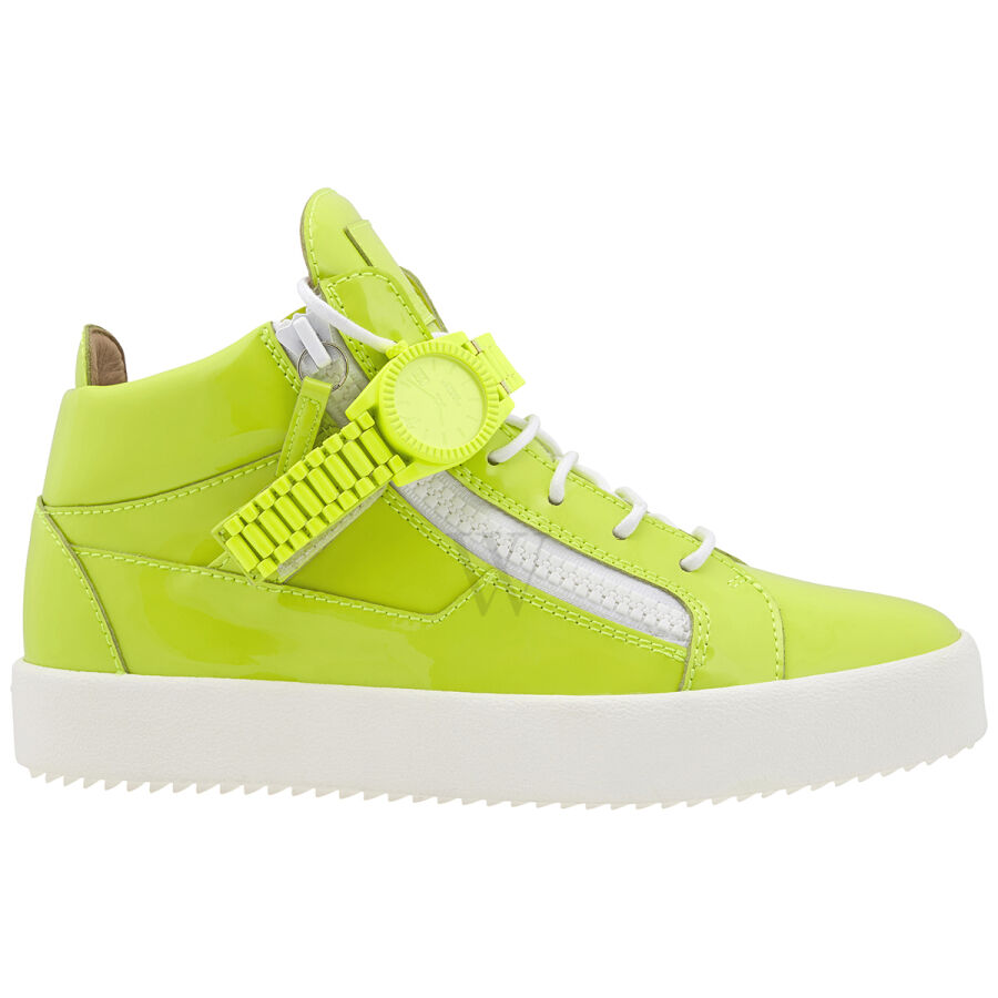 Men's Neon Green Christian Cowan Gzxcowan High-top Sneakers