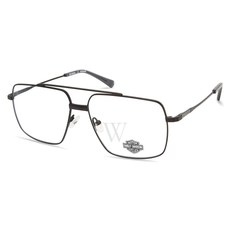 57 mm Matte Black Eyeglass Frames