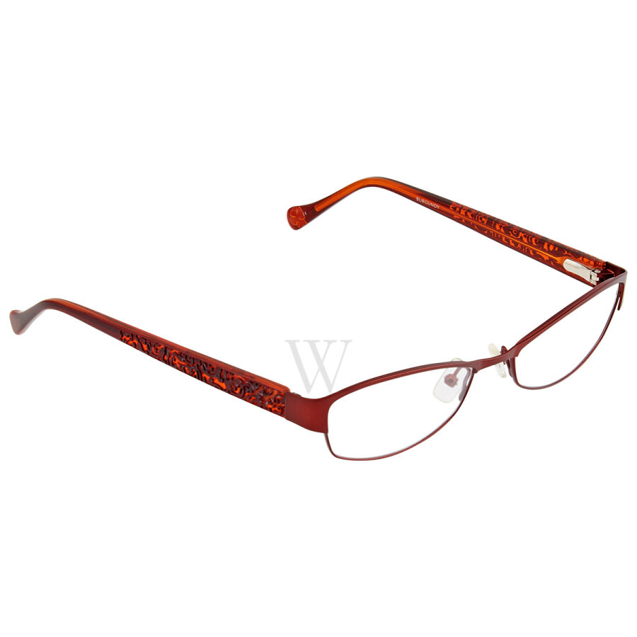 52 mm Red Eyeglass Frames