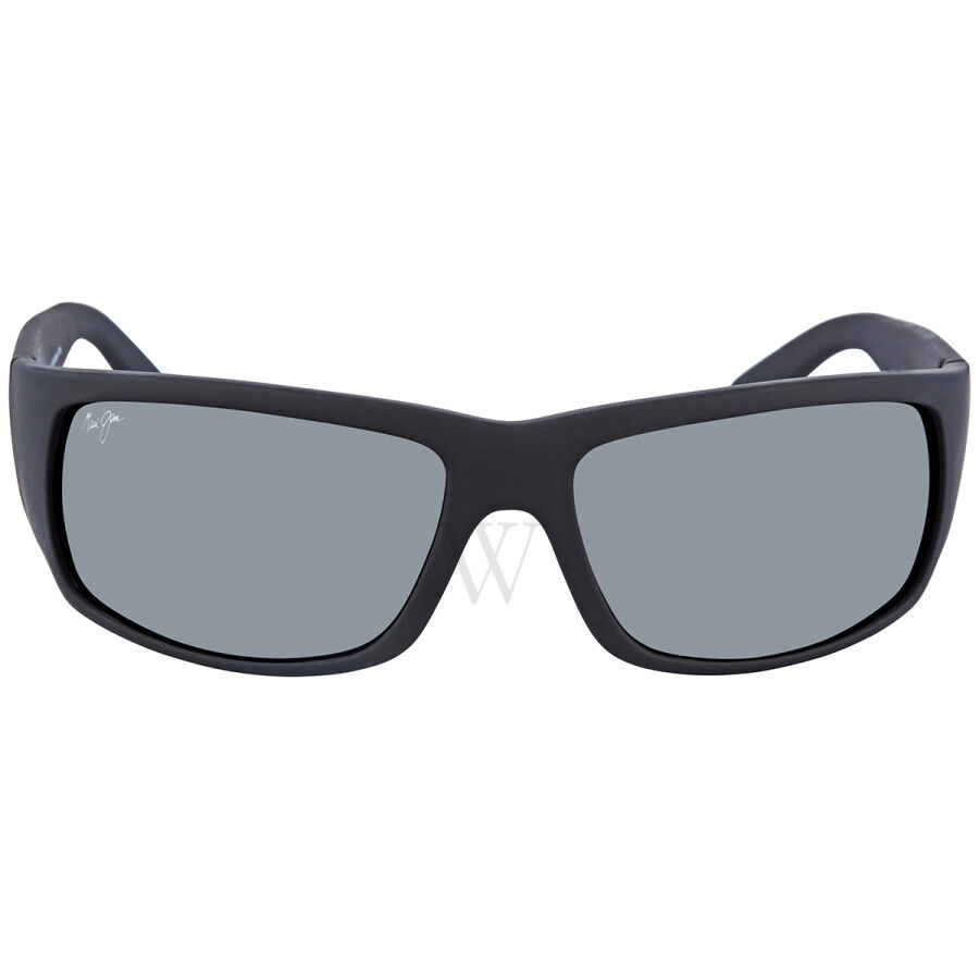 World Cup 64 mm Matte Black Rubber Sunglasses