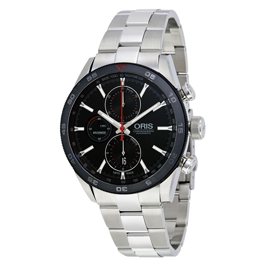 Men's Artix GT Chronograph Stainless Steel Black Dial Watch