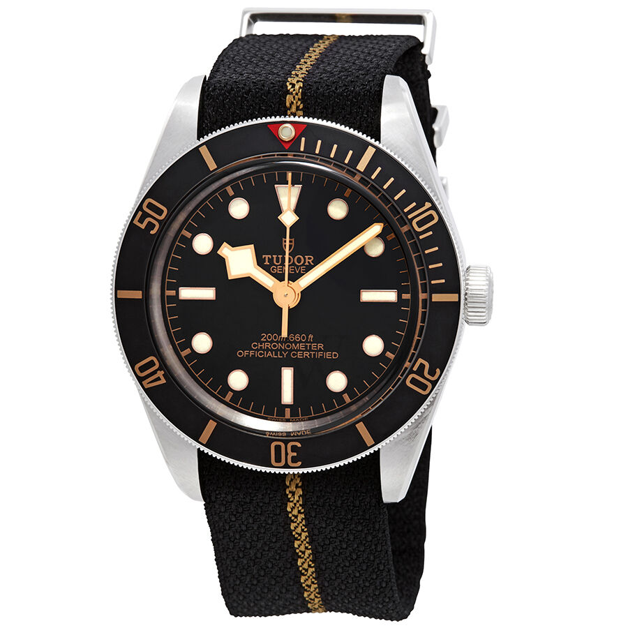 Men's Black Bay Fifty-Eight Fabric Black Dial Watch