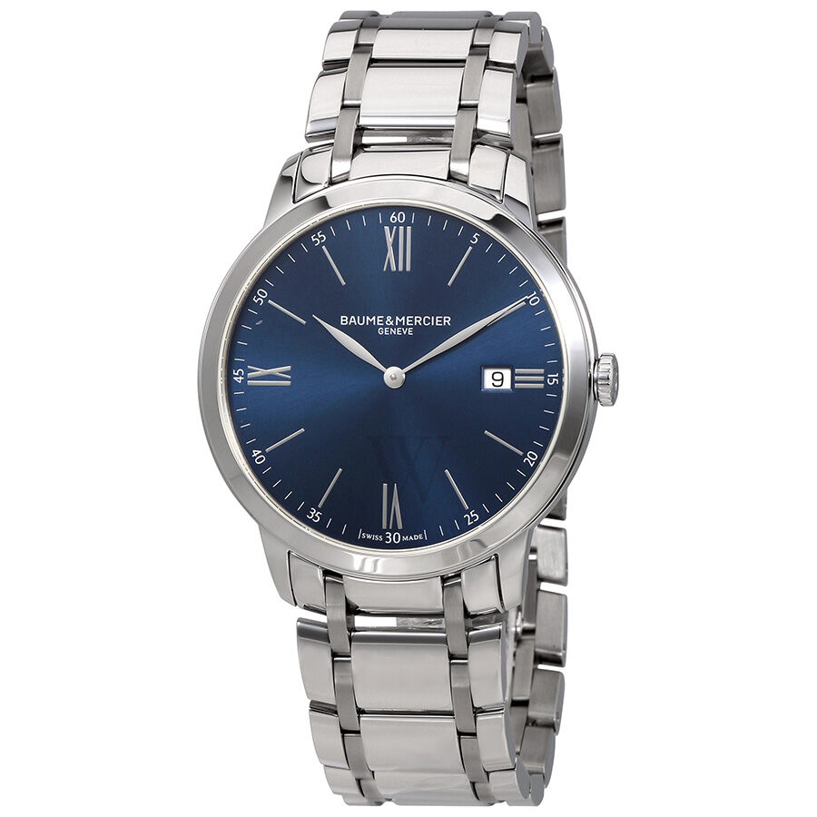 Men's Classima Stainless Steel Blue Dial Watch